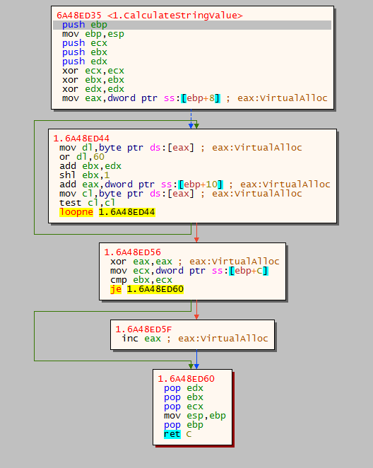 Calculate string Value